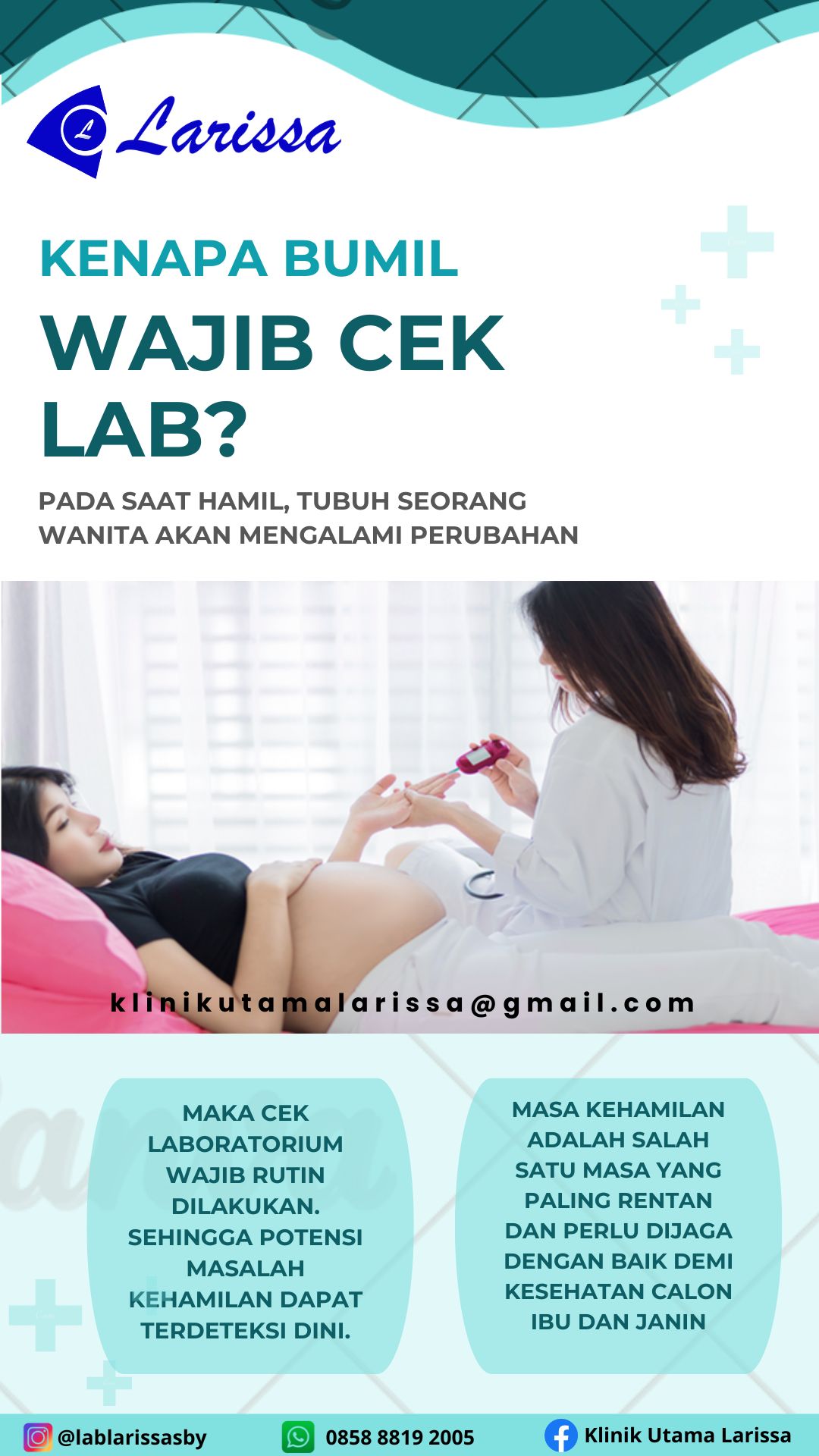 Ibu hamil wajib cek lab